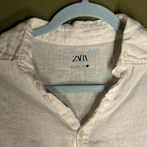 Zara Men's White Shirt